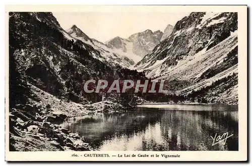 Ansichtskarte AK Cauterets Vallee de Gaube et le Vignemale