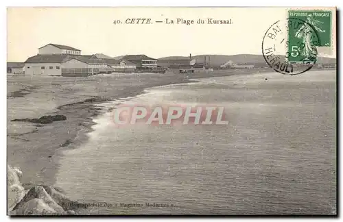 Cartes postales Cette La plage du Kurssal