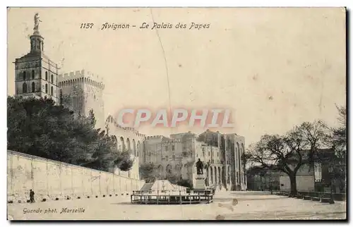 Cartes postales Avignon Le palais des Papes