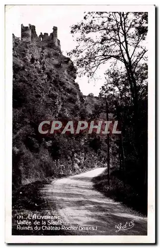 Cartes postales Auvergne Vallee de la Sioule Ruines du Chateau rocher