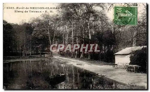 Cartes postales Foret de Meudon Clamart Etang de Trivaux