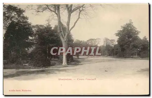 Cartes postales Montauban Cours Foucault