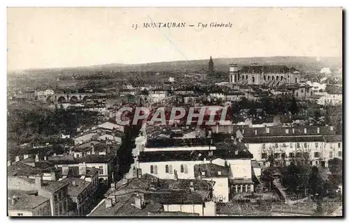 Cartes postales Montauban Vue generale