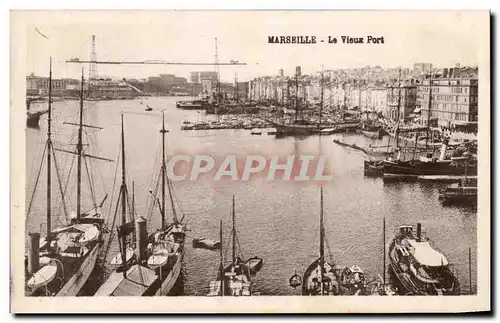 Cartes postales Marseille Le vieux port