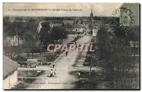 Cartes postales Vue generale de Mourmelon le Grand (camp de Chalons)