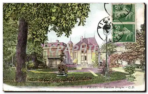 Cartes postales Vichy Pavillon Sevigne