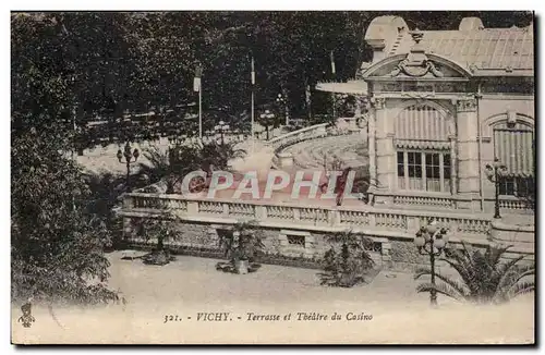 Ansichtskarte AK Vichy Terrasse et theatre du casino