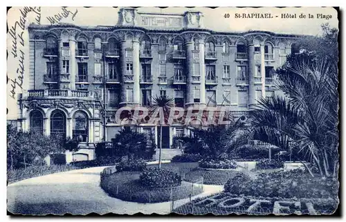 Cartes postales Saint Rapahel Hotel de la plage