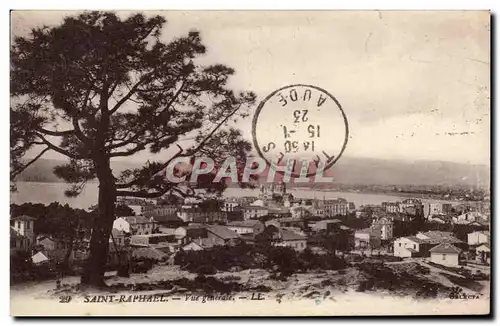 Cartes postales Saint Raphael Vue generale