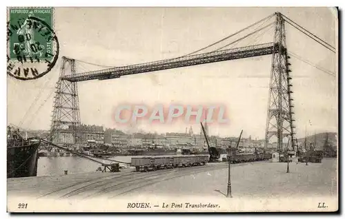 Cartes postales Rouen Le pont transbordeur