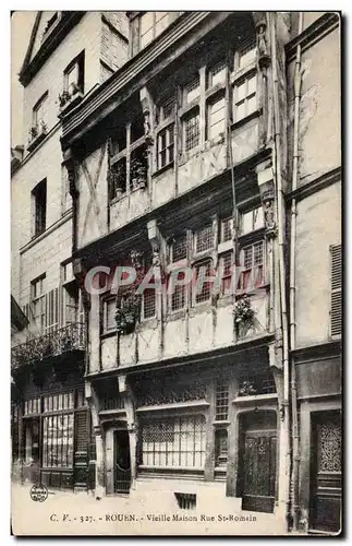 Ansichtskarte AK Rouen Vieille maison Rue st Romain