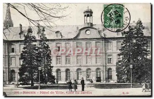 Rouen - Hotel de Ville - Cote du Jardin - Cartes postales -