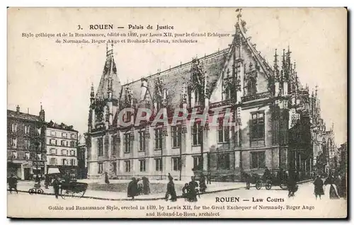 Rouen - Palais de Justice - Cartes postales -