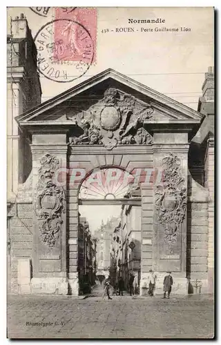 Rouen - Porte Guillaume Lion - Ansichtskarte AK -