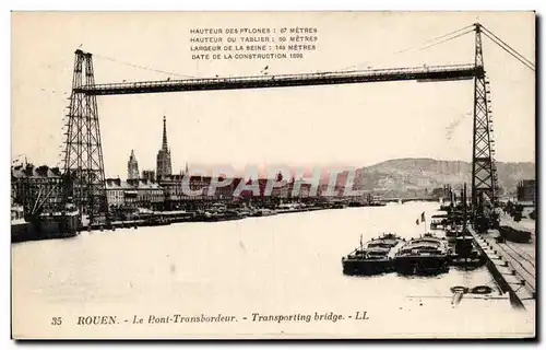 Rouen - Le Pont Transbordeur - Cartes postales -