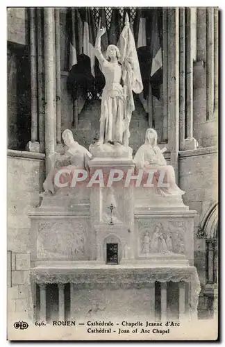 Rouen - Cathedrale - Chapelle Jeanne d Arc - Cartes postales