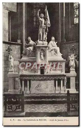 Rouen - La Cathedrale Autel de Jeanne d arc - Ansichtskarte AK