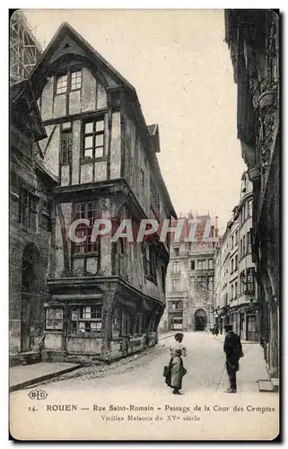 Rouen - Rue Saint Romain - Cartes postales