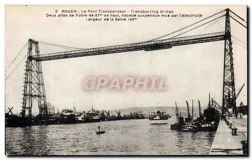 Rouen - Le Pont Transbordeur - Cartes postales