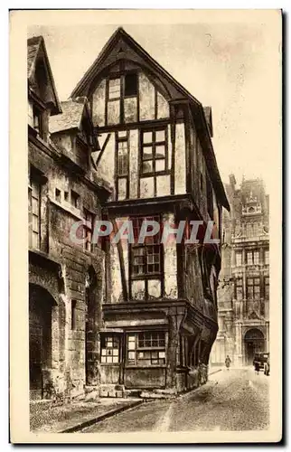 Rouen - Rue Saint Romain - Vieille Maison - Ansichtskarte AK