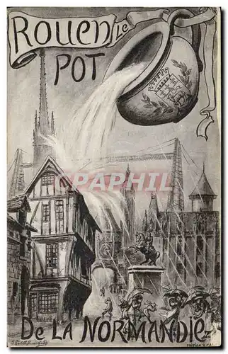 Rouen - Pot - La Normandie - Souvenir - Ansichtskarte AK