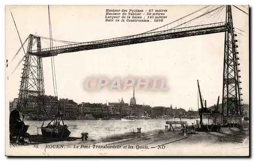 Rouen - Pont Transbordeur - Cartes postales