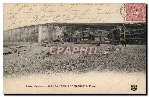 Saint Valery en Caux - La Plage - Cartes postales