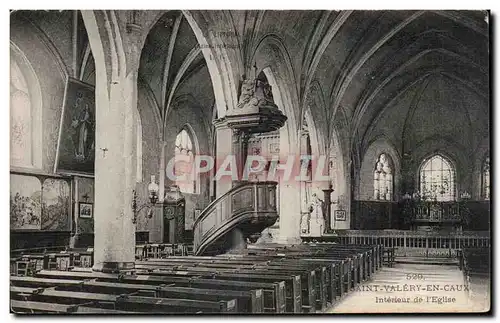 Saint Valery en Caux - Interieur de l Eglise - Cartes postales