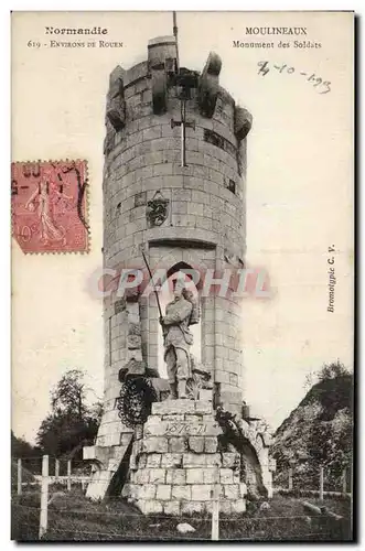 Moulineaux - Environs de Rouen - Monument des Soldats - Ansichtskarte AK