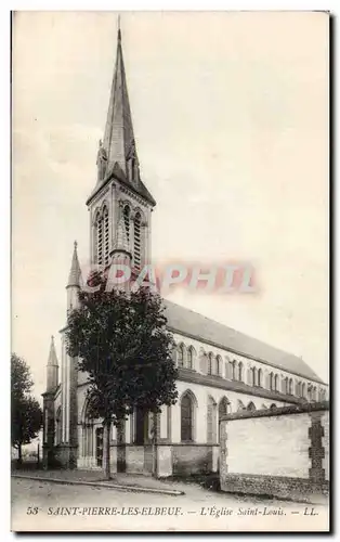 Saint Pierre les Elbeuf - L Eglise Saint Louis - Cartes postales