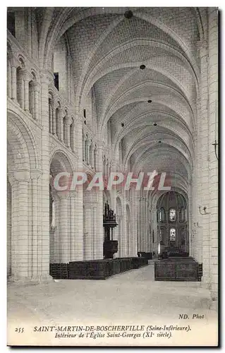 Saint Martin de Boscherville - Interieur de l Eglise - Cartes postales