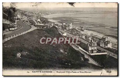 Sainte Adresse - Boulevard Felix Faure - Ansichtskarte AK