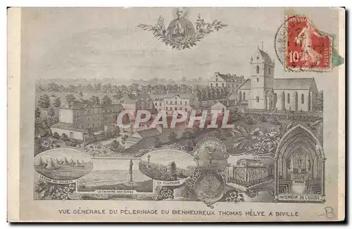 Vue Generale du Pelerinage du Bienheureux Thomas Helye a Biville - Cartes postales