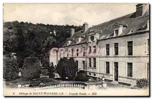 Abbaye de Saint Wandrille - Facade Ouest - Ansichtskarte AK