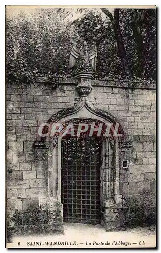 Saint Wandrille - La Porte de l Abbaye Aigle Eagle - Cartes postales