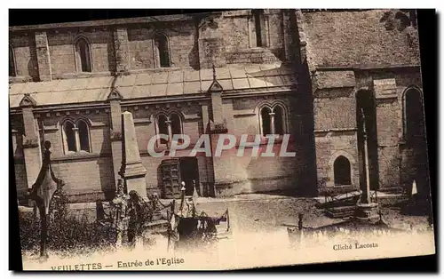 Veulettes les Bains - Entree de l Eglise - Cartes postales