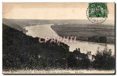 Villequier - Vue sur la Seine - pris de l Ermitage - Cartes postales