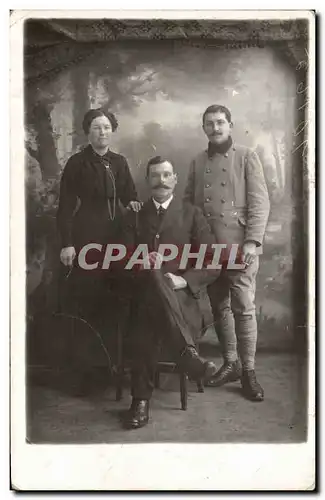 CARTE PHOTO Soldat militaria