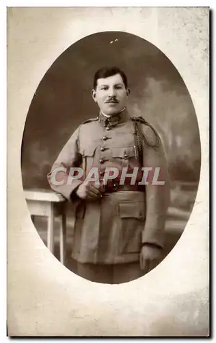 CARTE PHOTO Soldat militaria