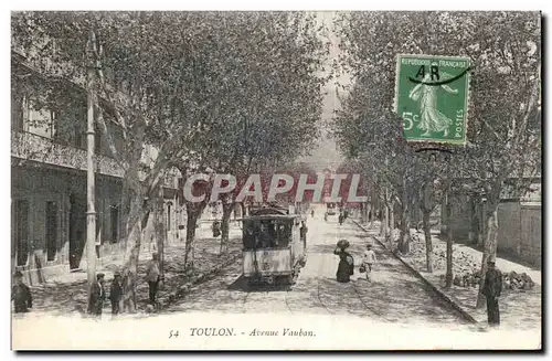 Cartes postales Toulon Avenue Vauban