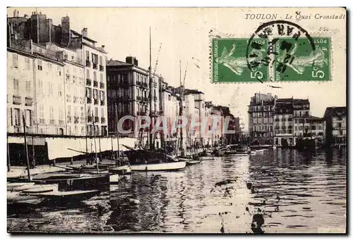 Cartes postales Toulon Le Quai Cronstadt