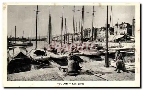 Cartes postales Toulon Les quais