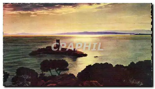 Ansichtskarte AK Saint Raphael d Azay L ile d or au coucher du soleil