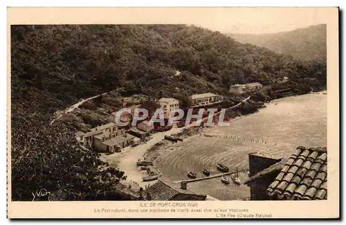 Cartes postales Ile Port Cros Le port naturel dans uen explosion de clarte aussi vite qu aux tropiques