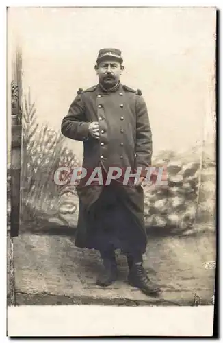 CARTE PHOTO Alencon Militaria Soldat