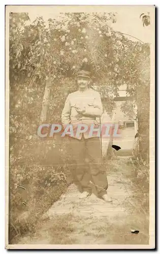 CARTE PHOTO Soldat militaria