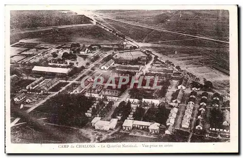 Camp de Chalons - Le Quartier National - Vue prise en Avion - Ansichtskarte AK