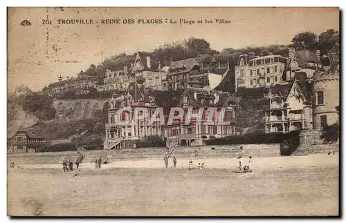 Trouville - Reine des Plages - Les Villas - Cartes postales