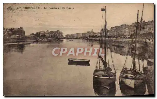 Trouville - Le Bassin et les Quais - Cartes postales