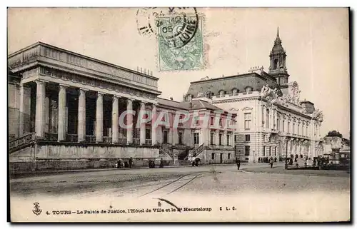 Tours - Le Palais de Justice - Cartes postales